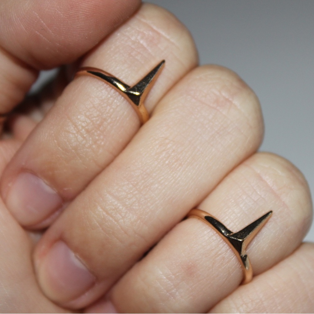 Forever21- Bundle of Gold Rings - Picture 5 of 5